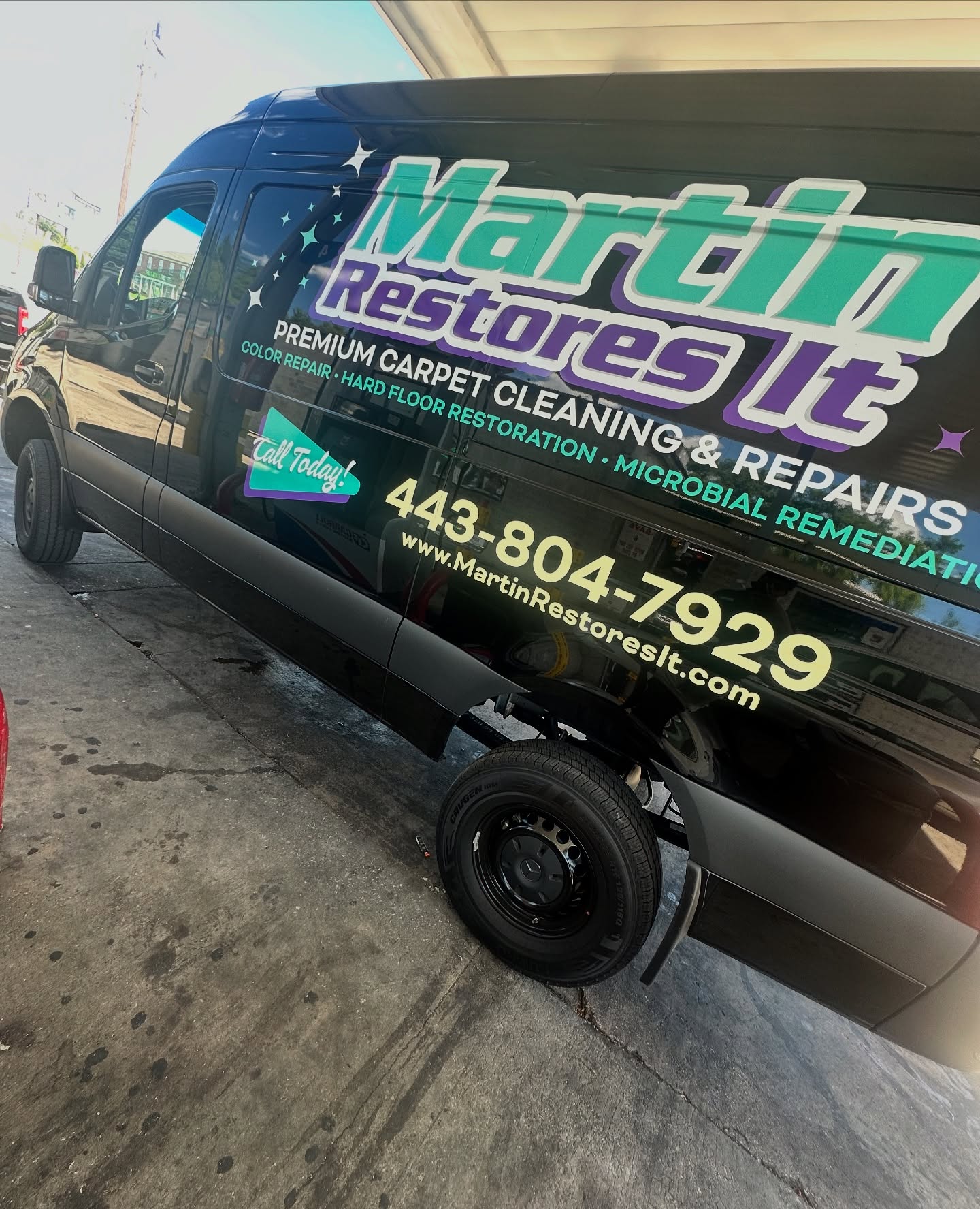 Martin Restores It van wrap listing services